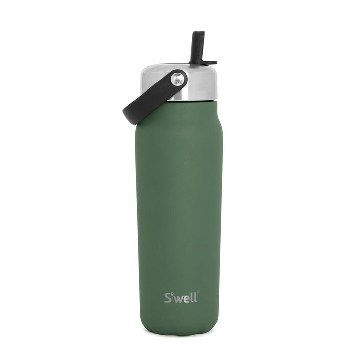 Green Jasper Explorer Flip Straw 24oz