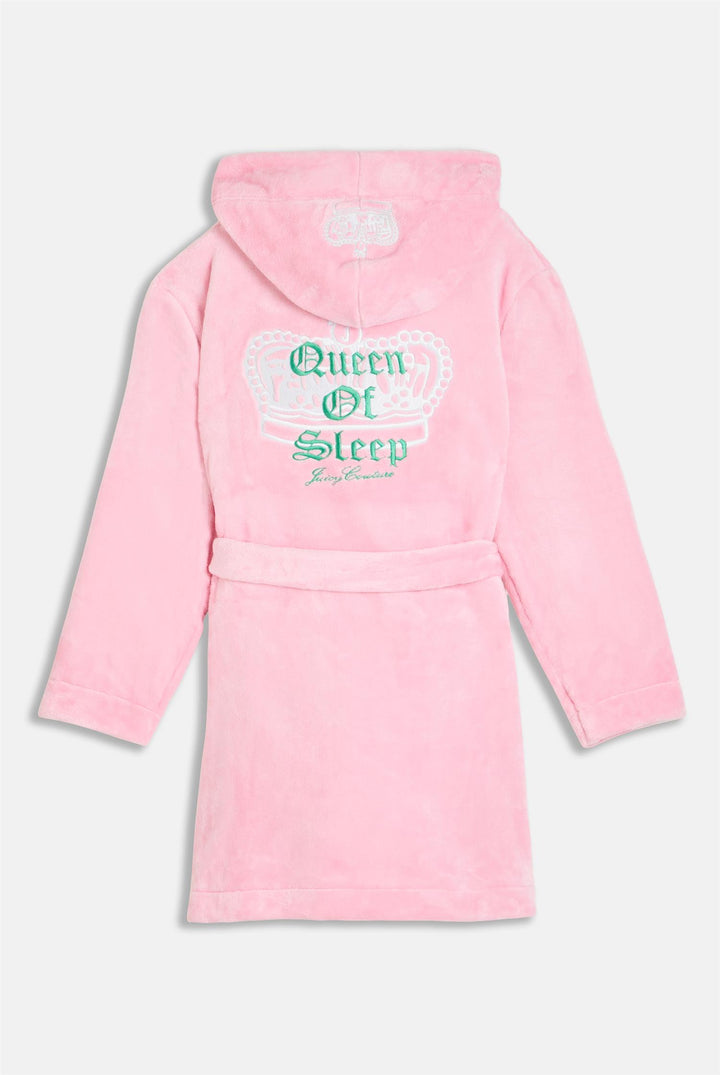 Crown Plush Hooded Robe