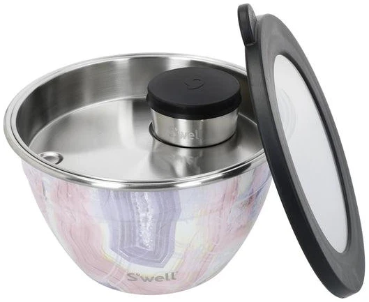 Geode Rose Salad Bowl Kit 64oz
