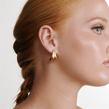 Tara Chunky Drop Earrings Stainless Steel