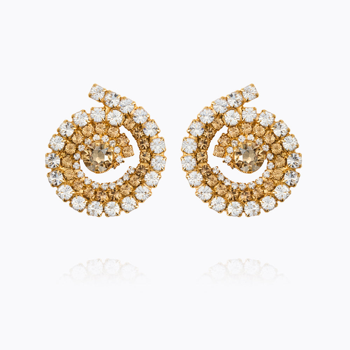 Zia Earrings Gold