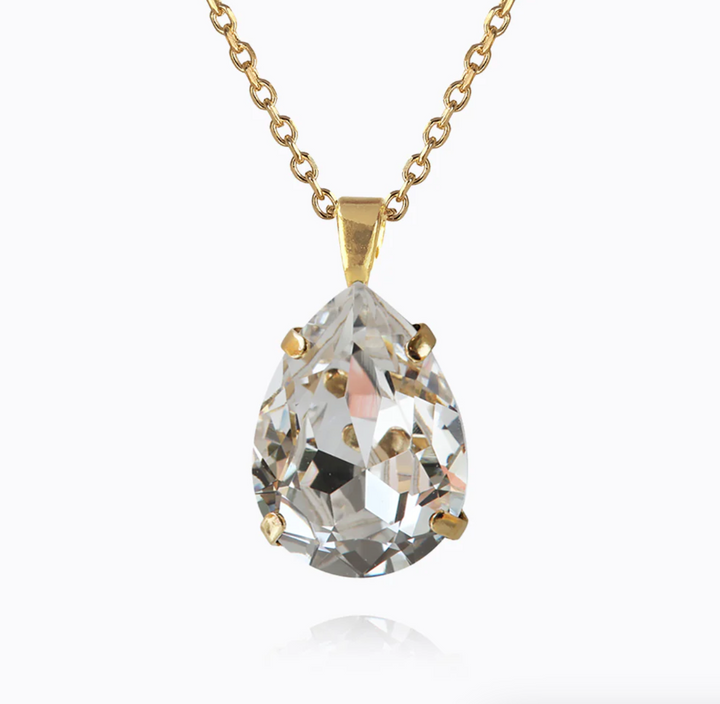 Classic Drop Necklace Gold