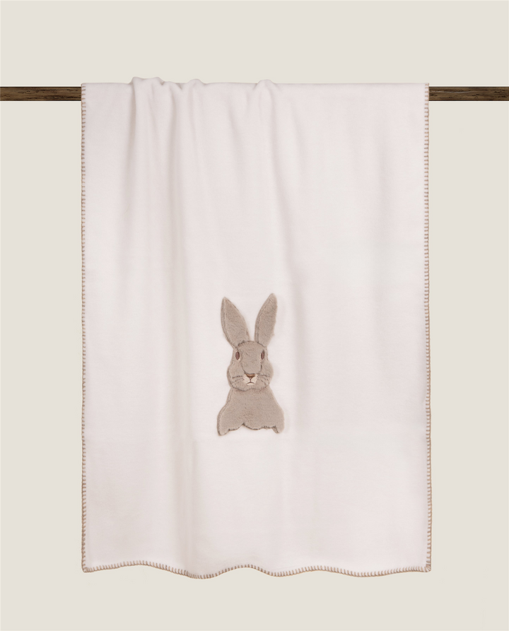 Baby Sweet Rabbit Soft Bamboo White 75x100