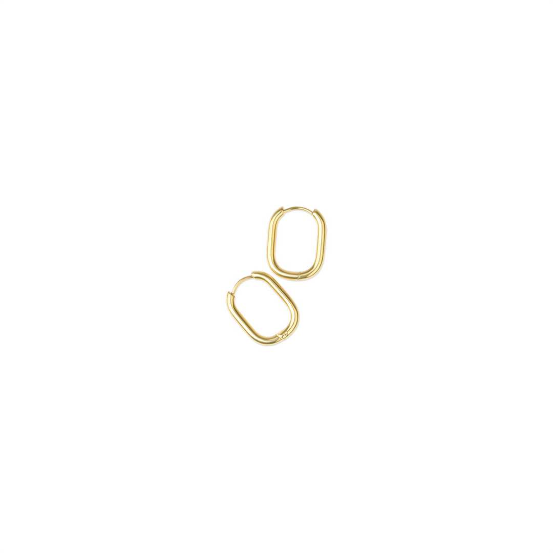 Pernille Hoop Earrings Stainless Steel