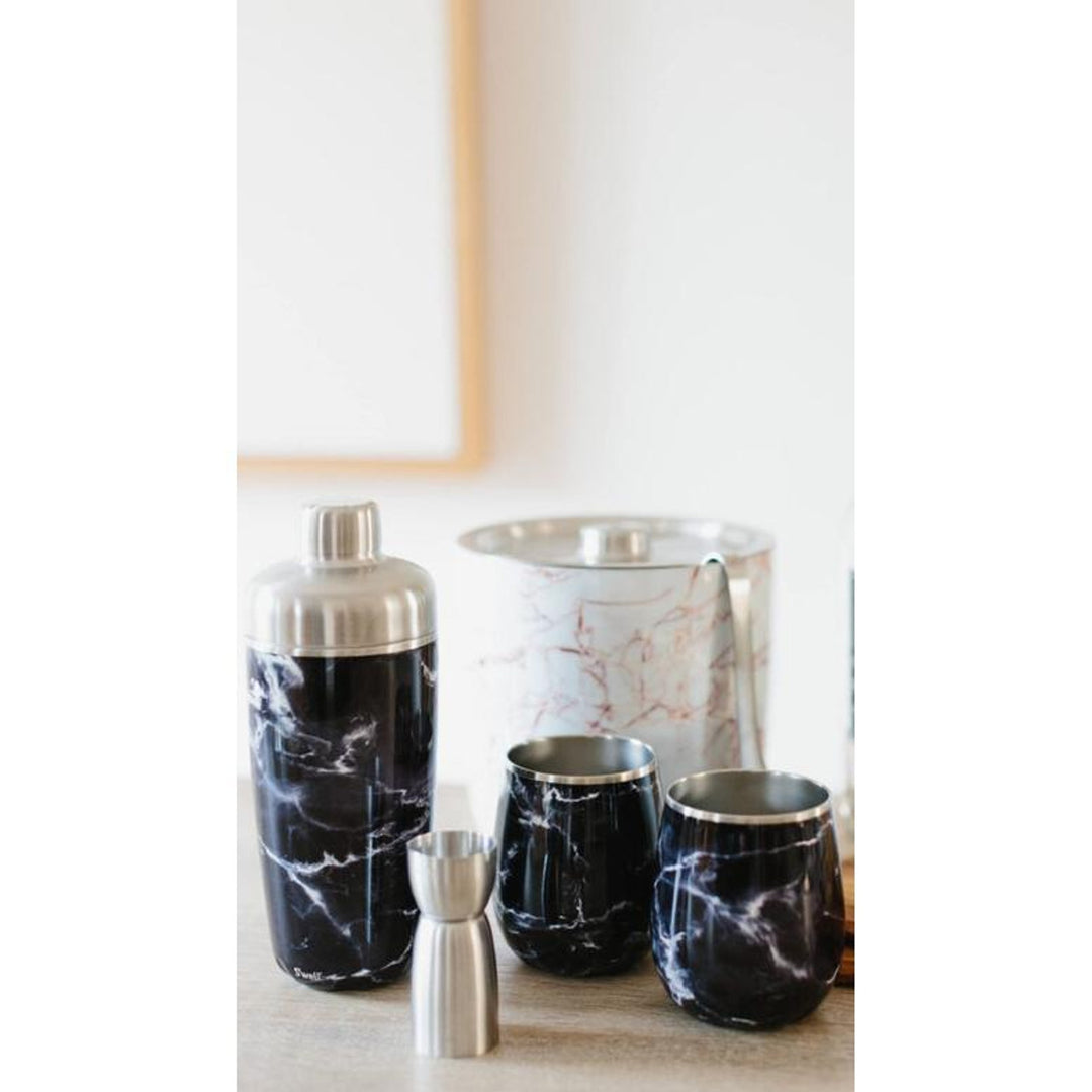 Black Marble Shaker Set 18oz