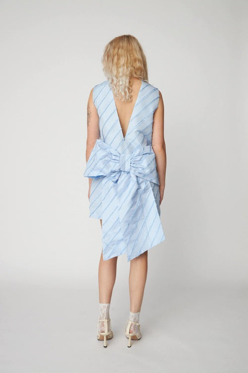 Mini Dress with Bow Detail