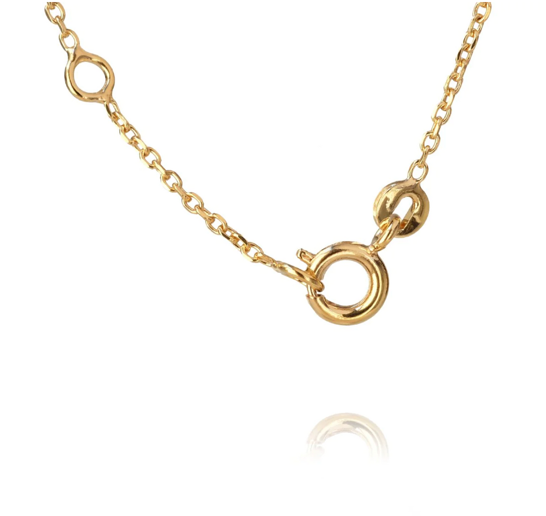 PETITE DROP NECKLACE GOLD