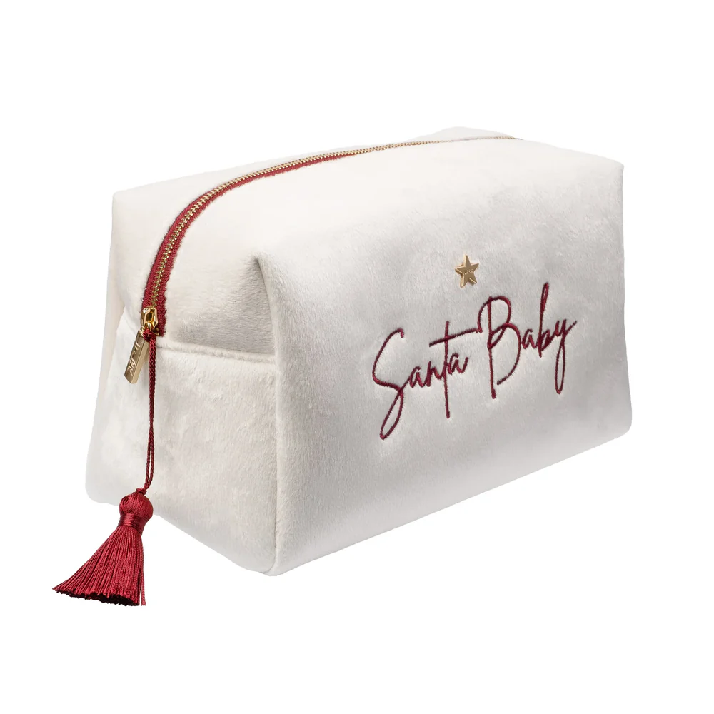 Velvet Square Make-Up Pouch Large