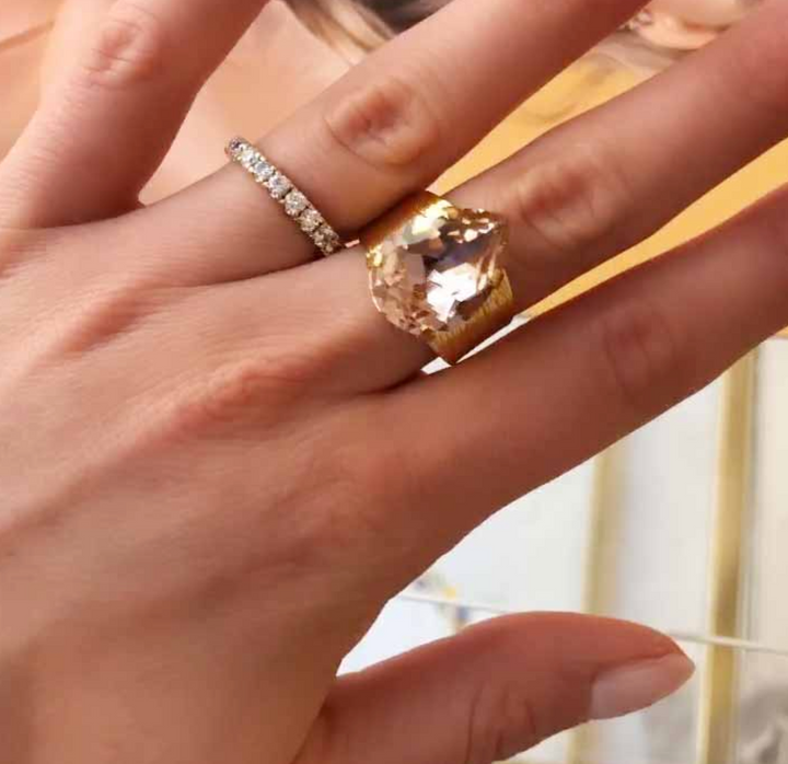 Classic Drop Ring Gold