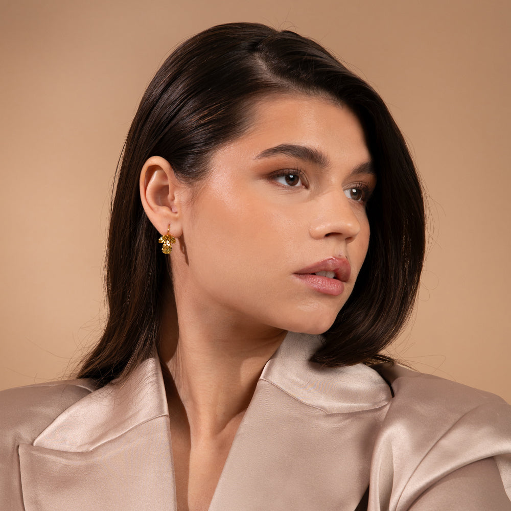 Petite Timo Earrings Gold