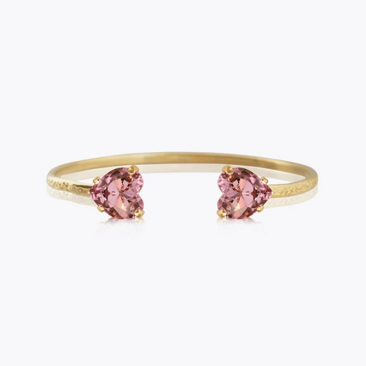 GIRLS HEART BRACELET GOLD