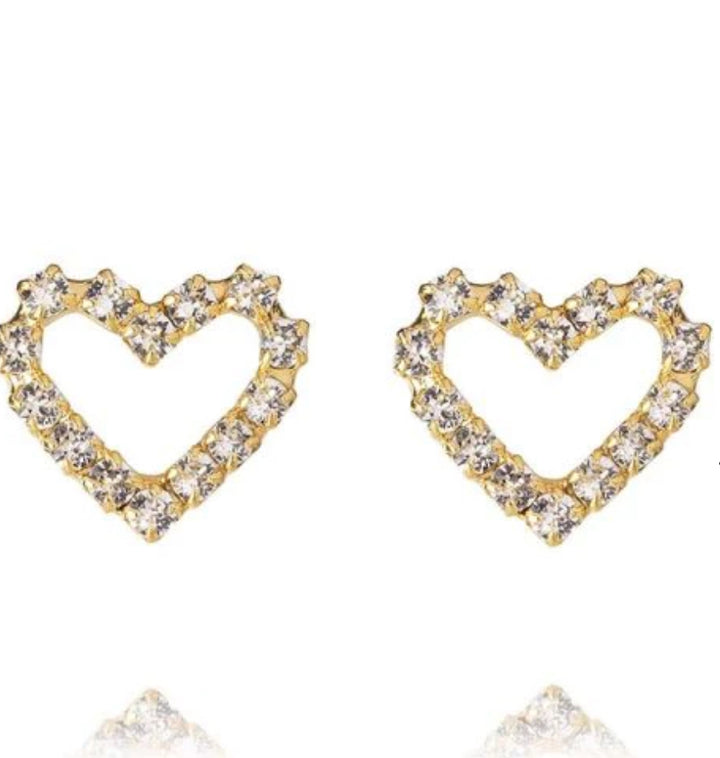 Sweetheart Earrings Gold