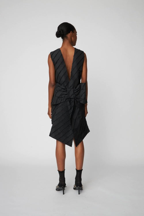 Mini Dress with Bow Detail