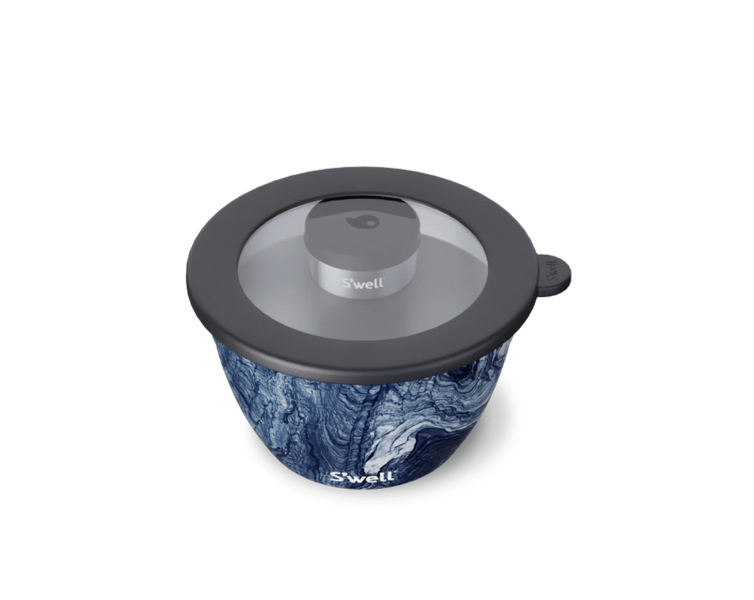 Azurite Marble Salad Bowl Kit 64oz