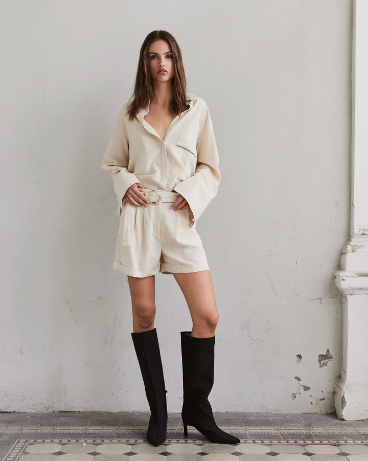 ZEPHYR LINEN SHORTS