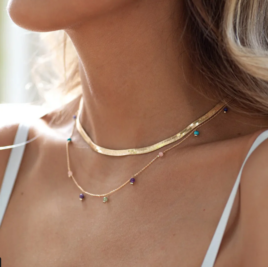 Ivy Snake Chain Necklace Stainless Steel