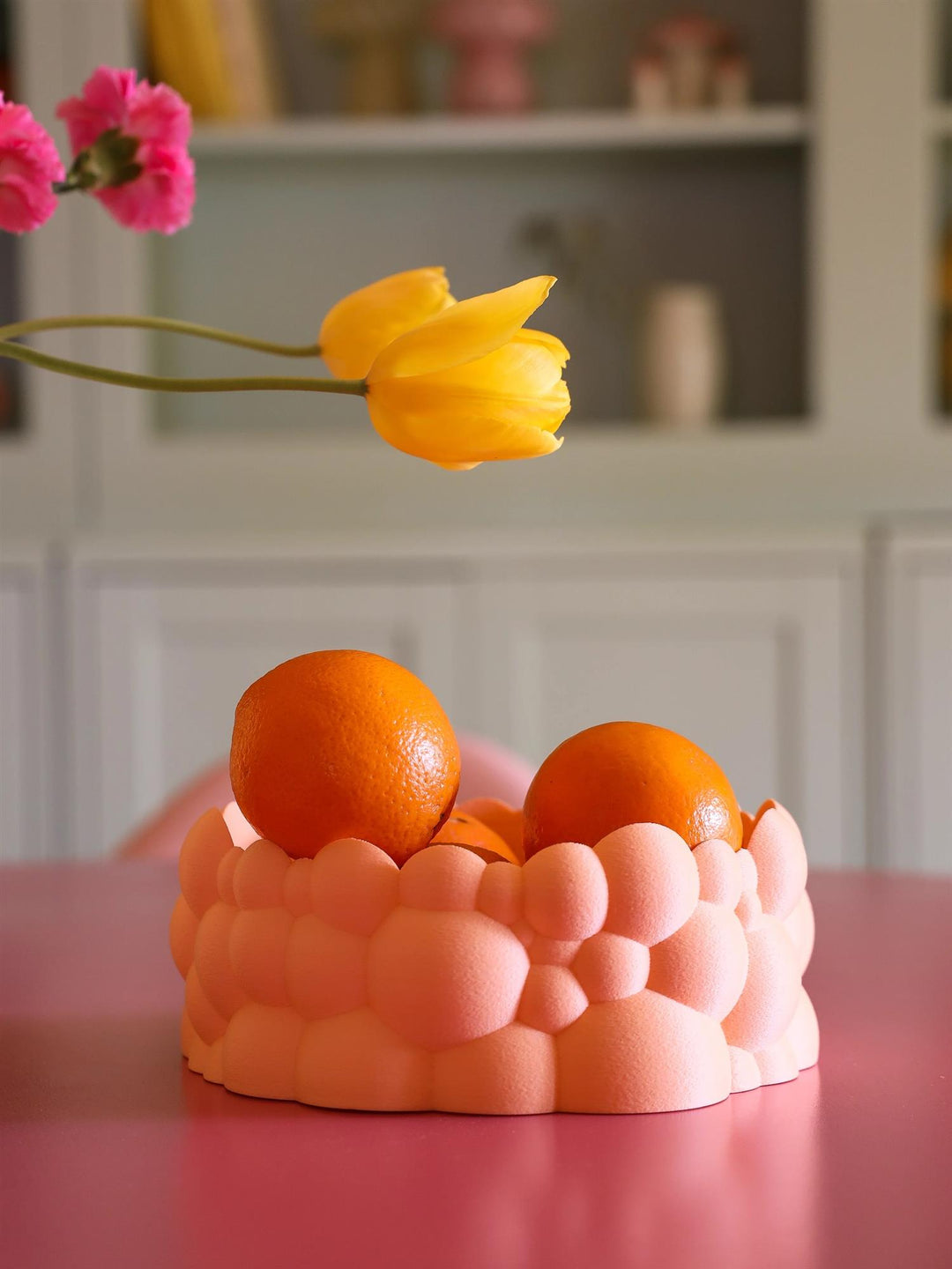 Bubble Bowl Fuzzy Pastel L