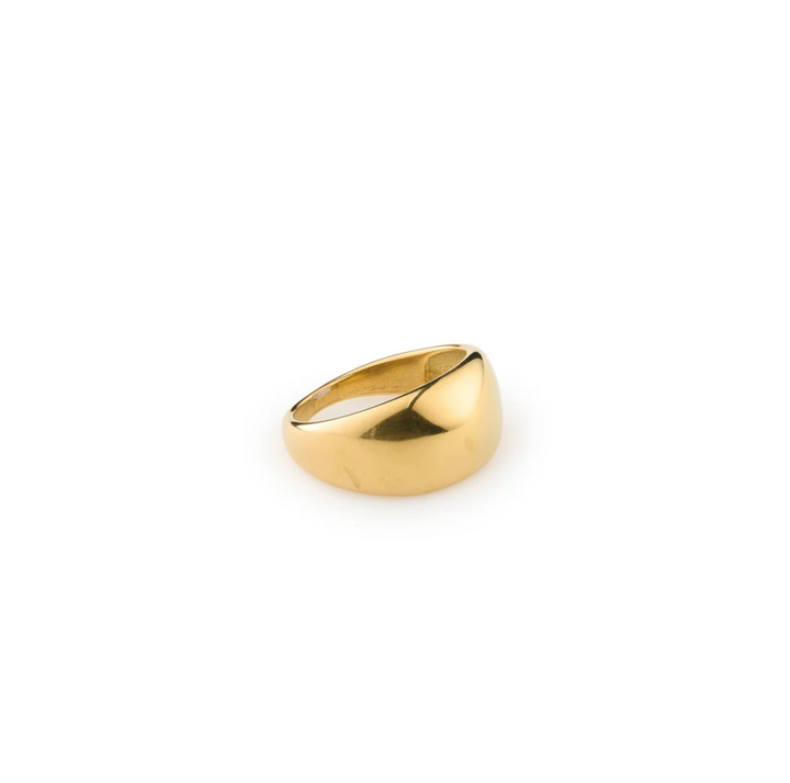 Venus - Dome Chunky Ring Stainless Steel - Gold