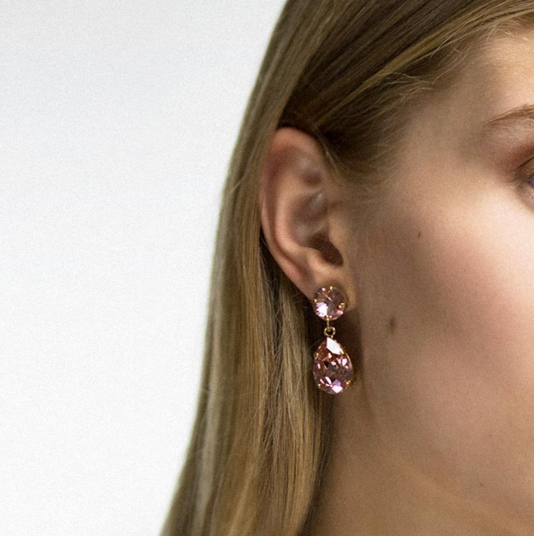 Classic Drop Earrings Gold