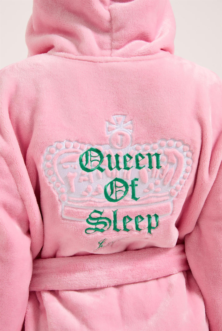 Crown Plush Hooded Robe