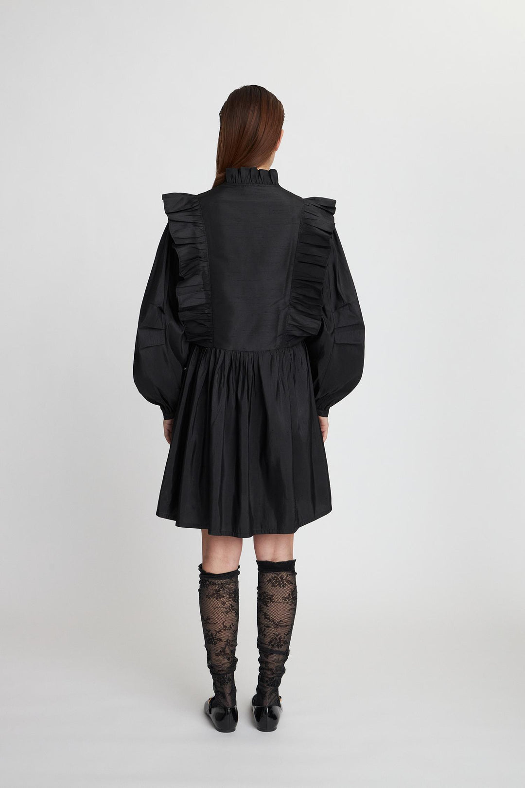 Short dress with frills
