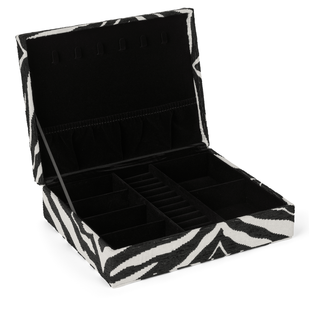 Day Zebra Jewelry Case Large