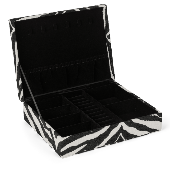 Day Zebra Jewelry Case Large
