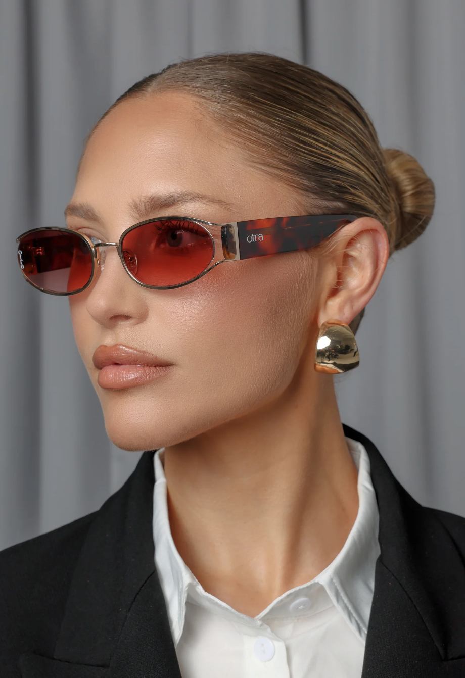 Polly Gold Tort/Brown to Pink Fade