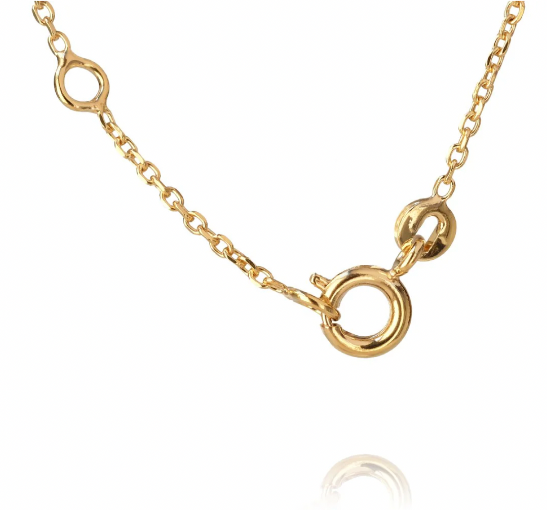 CRYSTAL STAR NECKLACE 50 GOLD