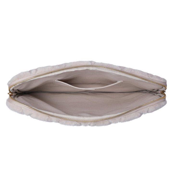 Faux Fur Quilted Mac Cover