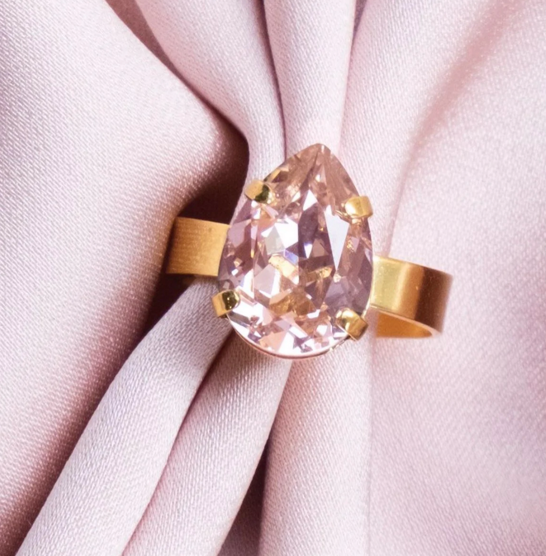 Mini Drop Ring Gold