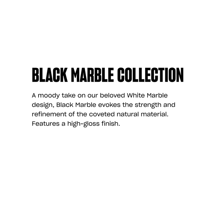 Black Marble Shaker Set 18oz