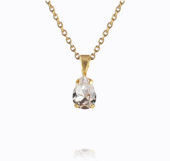 PETITE DROP NECKLACE GOLD