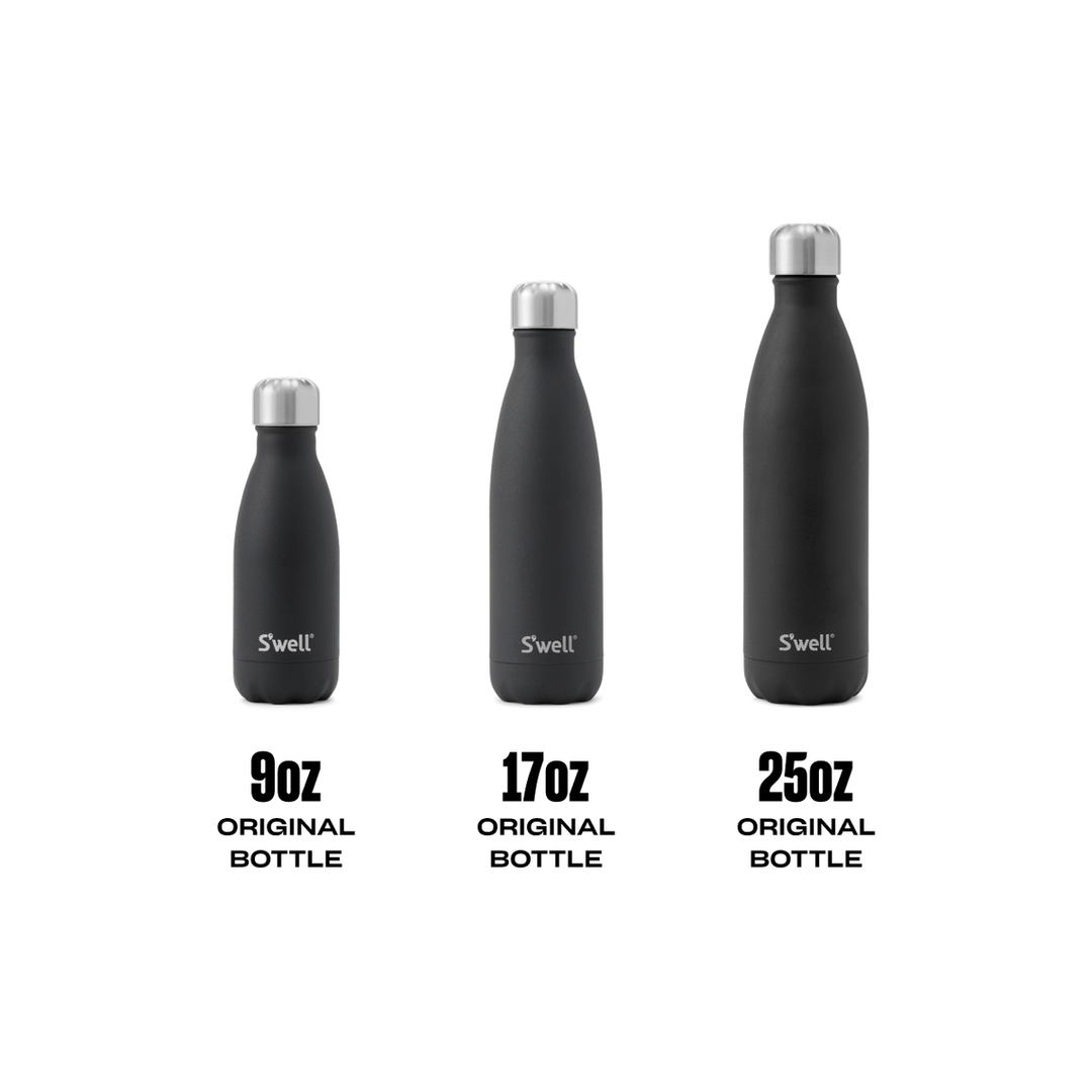White Marble 9oz Bottle