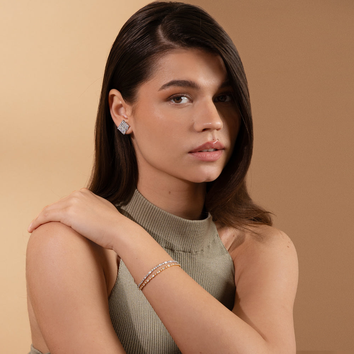 Evelyne Bracelet Rhodium