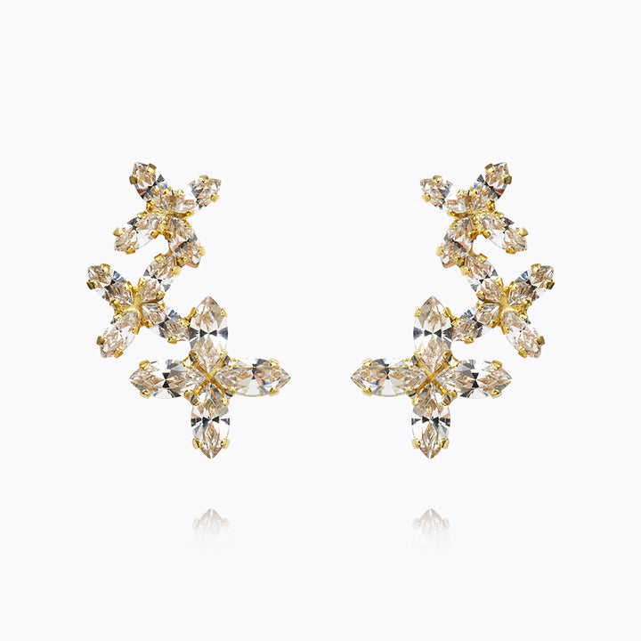 MULTI STAR CUFF EARRINGS GOLD