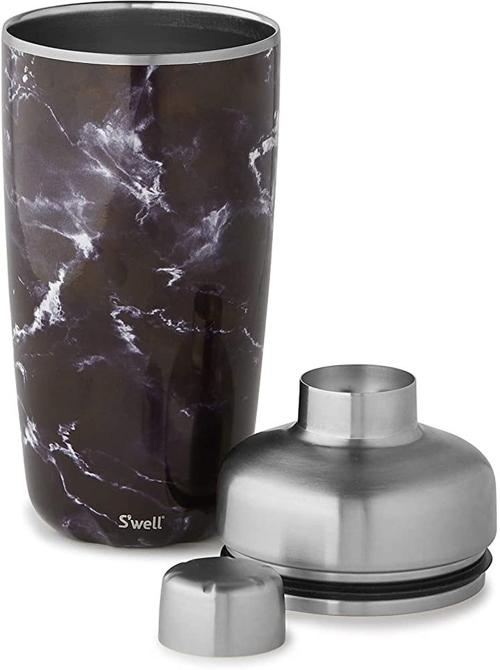 Black Marble Shaker Set 18oz