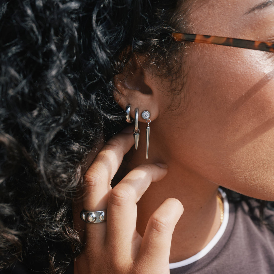 Reah Bubble Structure Ring Stainless Steel