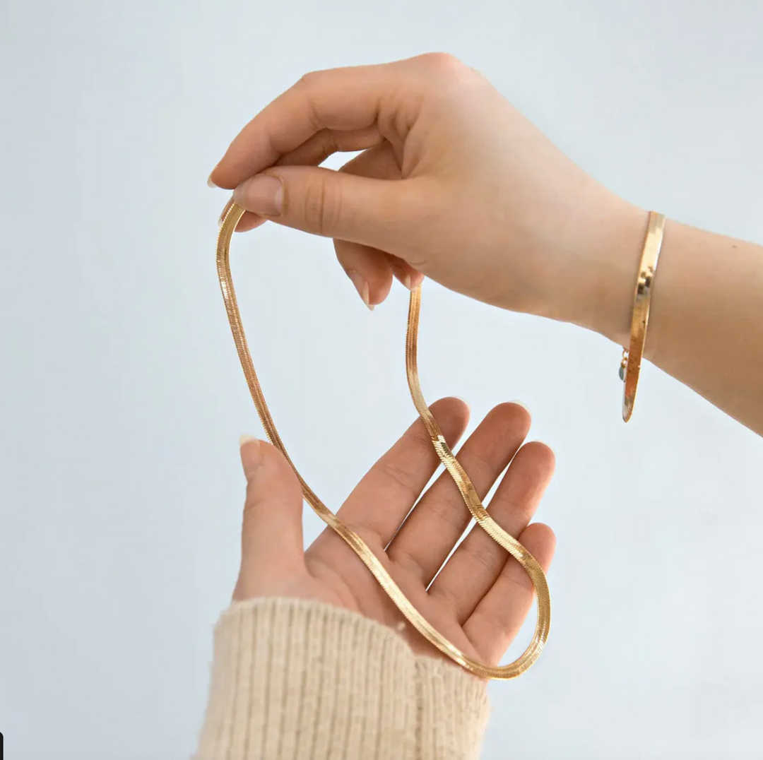 Ivy Snake Chain Necklace Stainless Steel