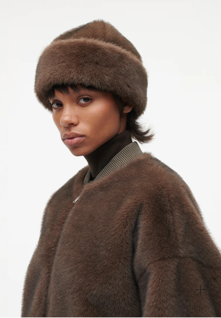 Enola Faux Mink Hat