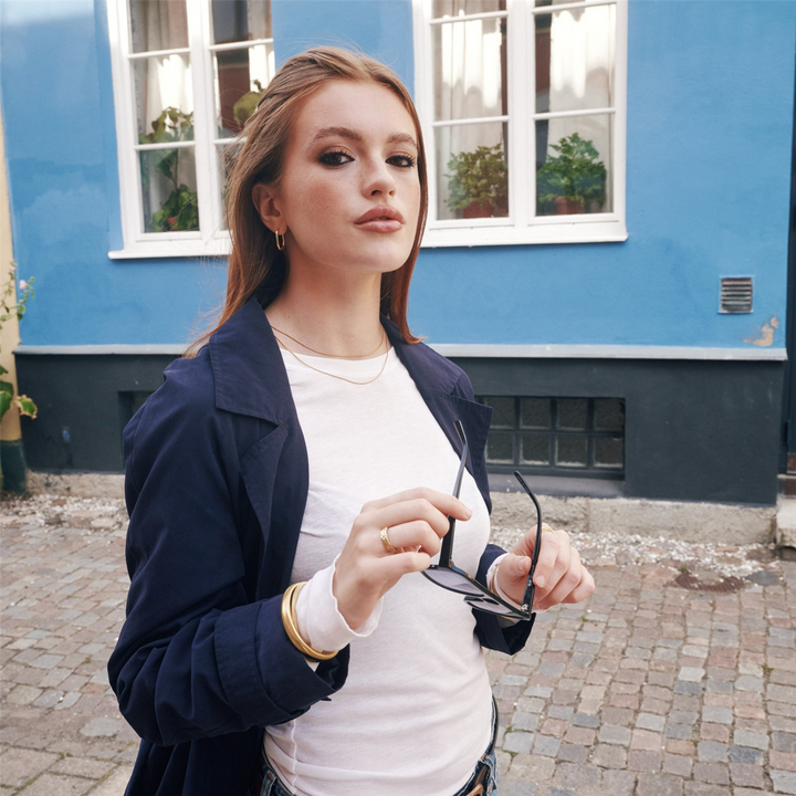 Pernille Hoop Earrings Stainless Steel