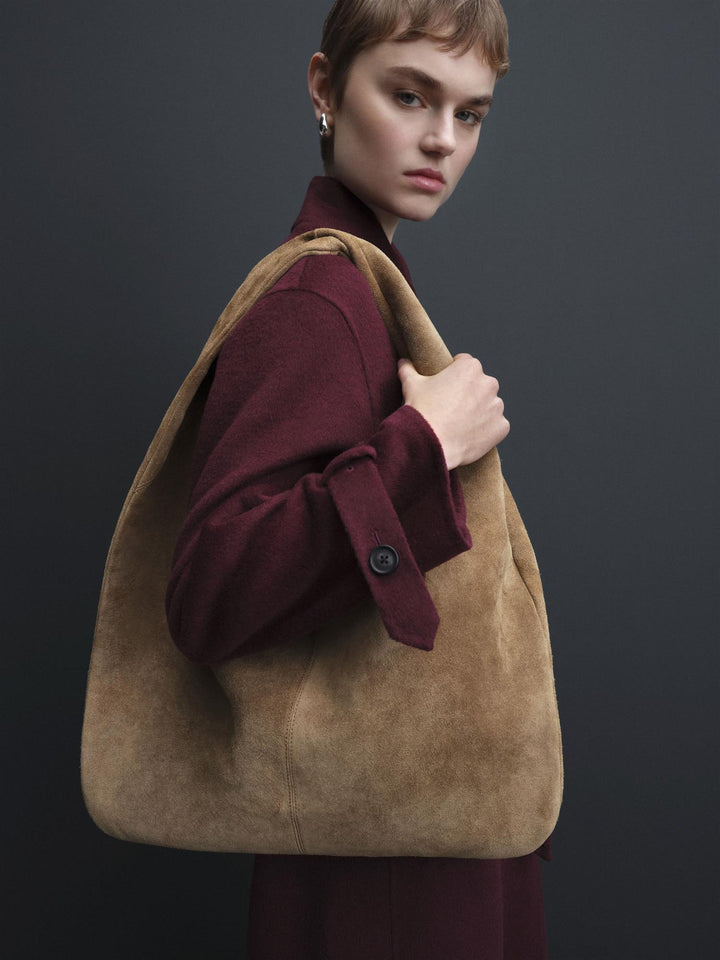Adria Gritty Suede Bag