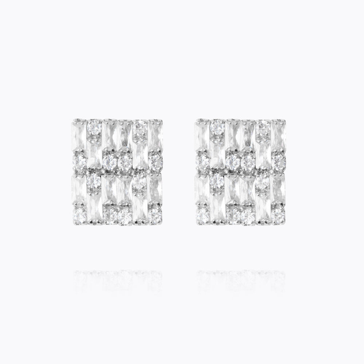 Evelyne Earrings Rhodium