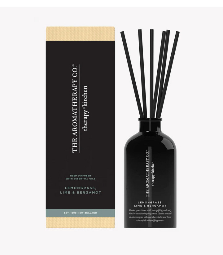 Therapy Kitchen Diffuser 250ml - Lemongrass, Lime & Bergamot