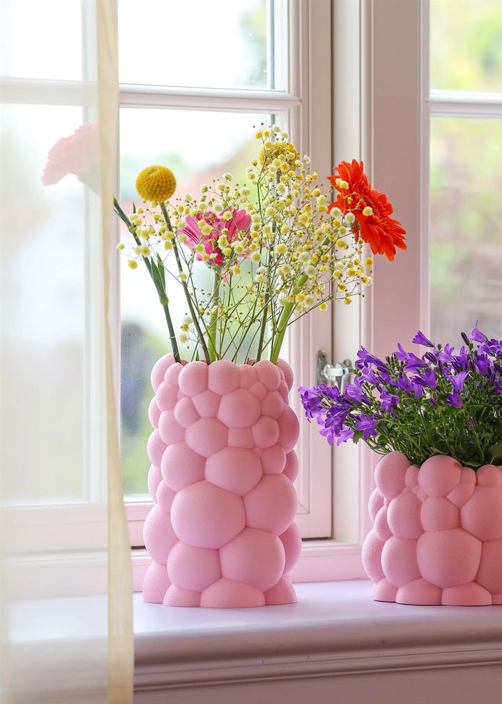 Bubble Vase Fuzzy Pastel L