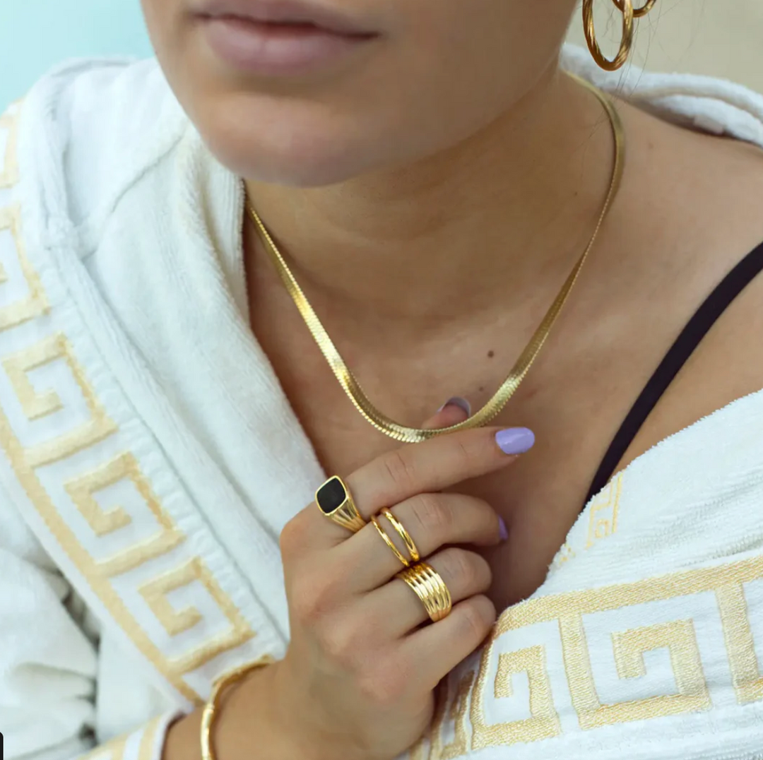 Ivy Snake Chain Necklace Stainless Steel