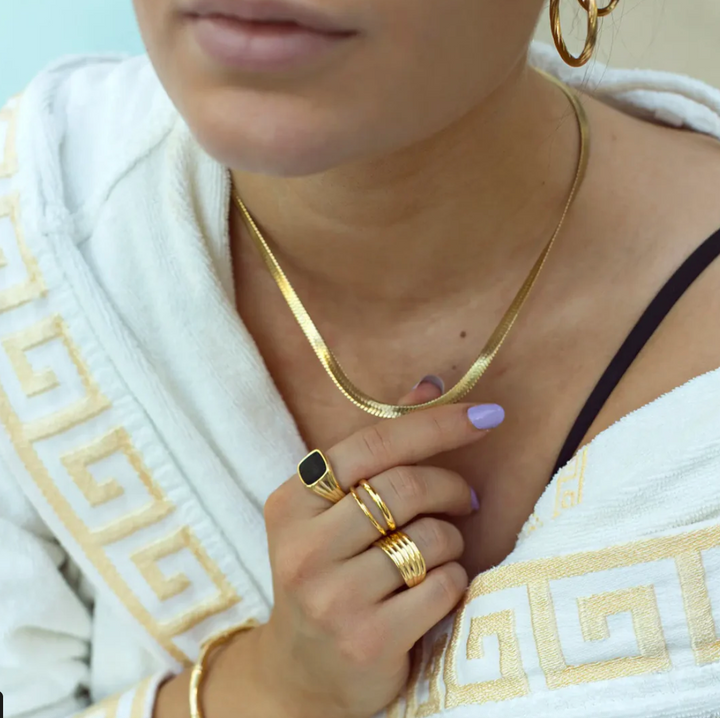 Ivy Snake Chain Necklace Stainless Steel